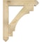 Ekena Millwork Merced Arts and Crafts Rough Sawn Bracket w/ Offset Brace, Douglas Fir, 6"W x 26"D x 30"H BKT0604X26X30MRC03RDF - alternate 3